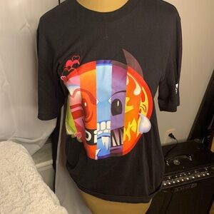 Adidas Unisex 'Big Mood' Graphic T-Shirt – Size Small,  Emoji Design